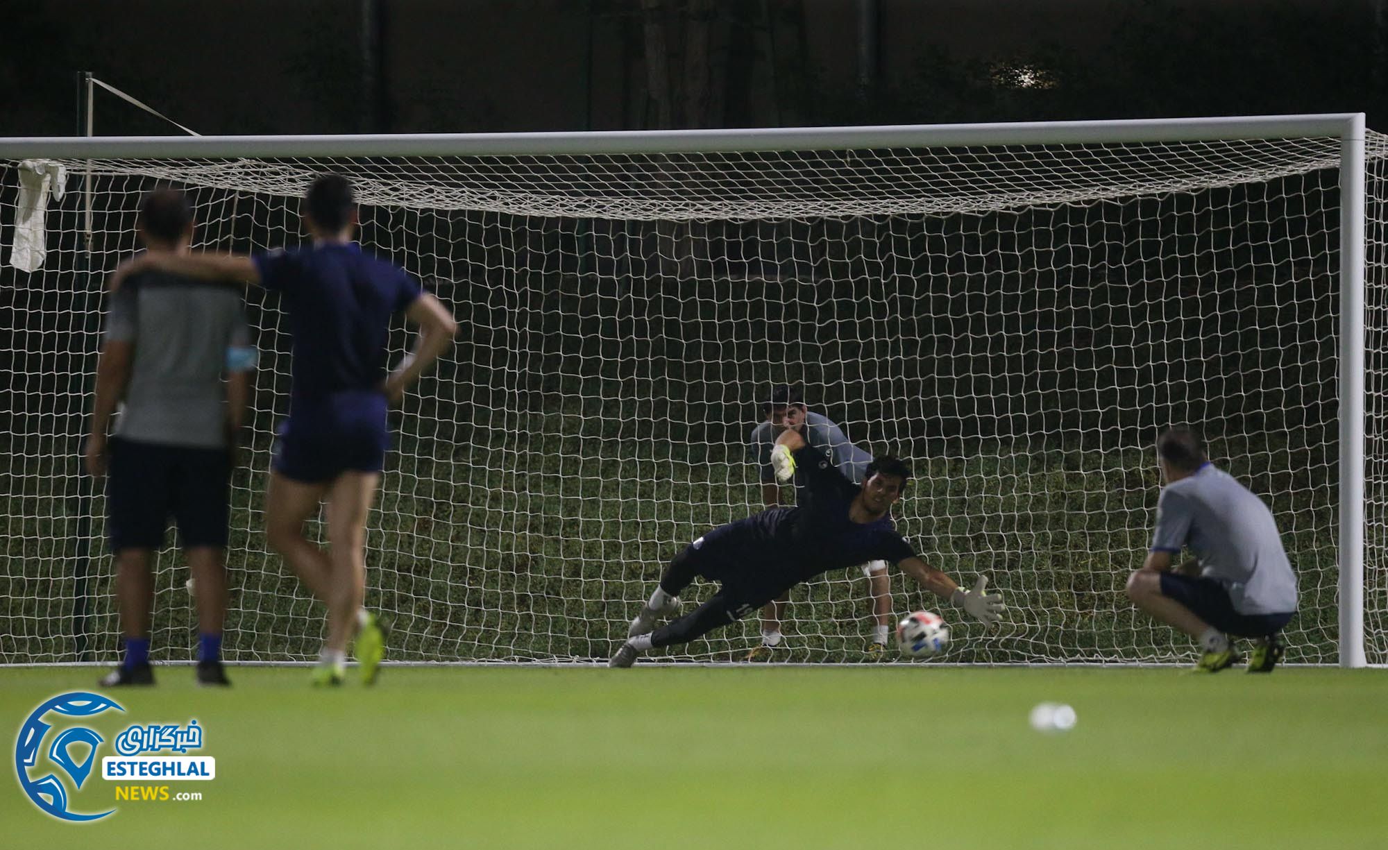 تمرین استقلال در دوحه