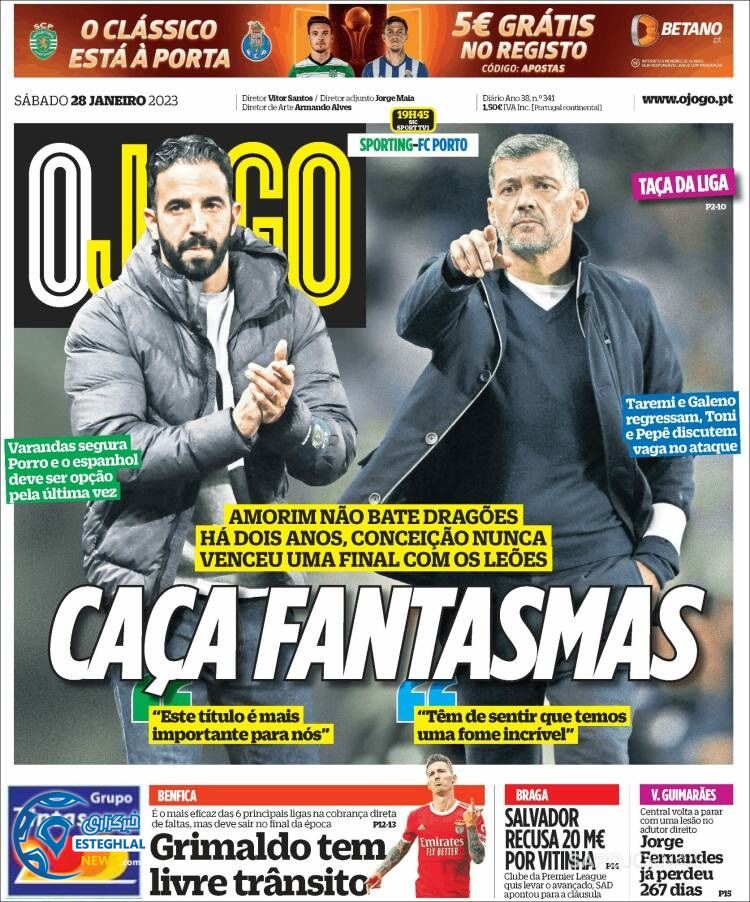 روزنامه ورزشی اوجوگو شنبه 8 بهمن 1401  