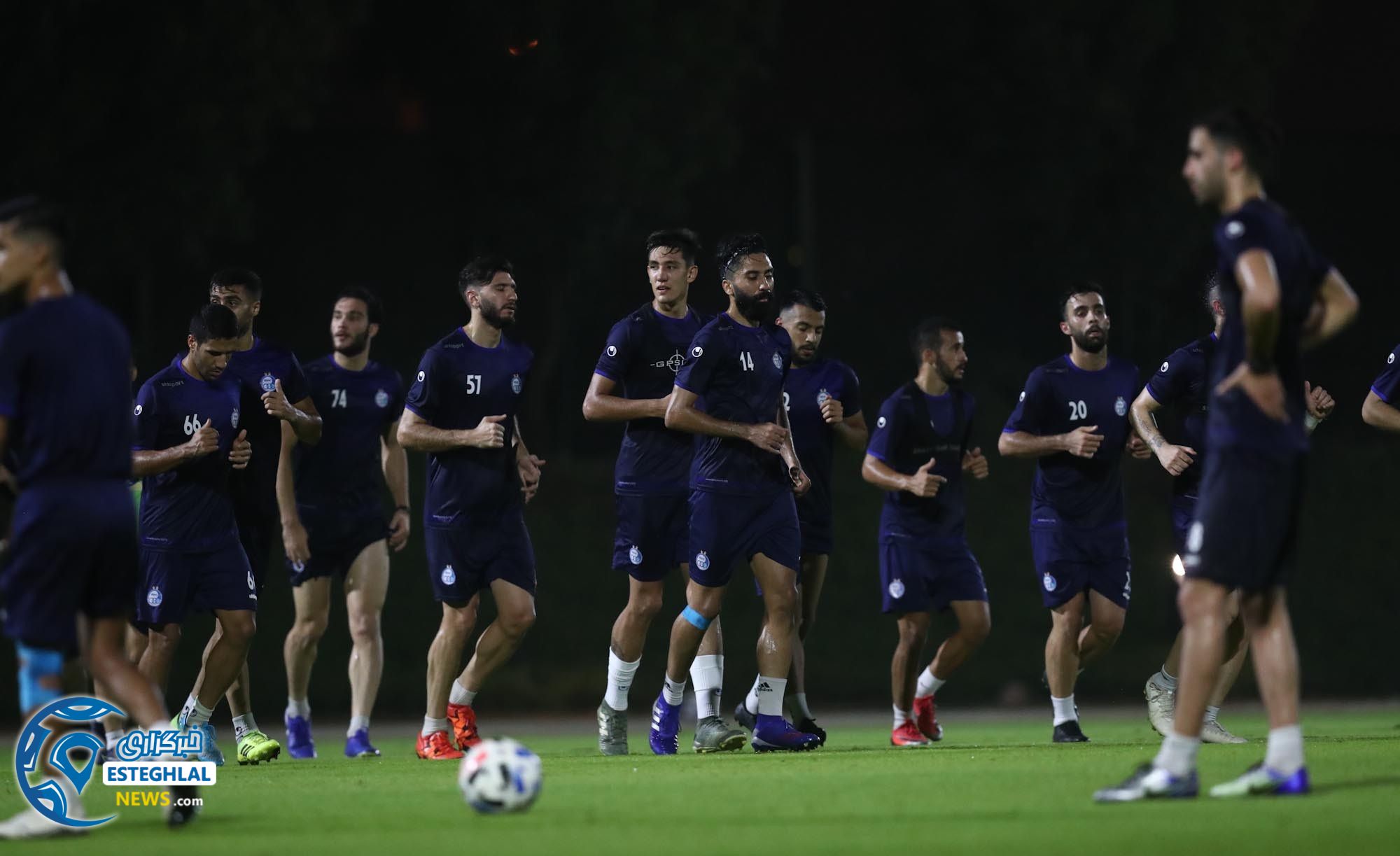 تمرین استقلال در دوحه