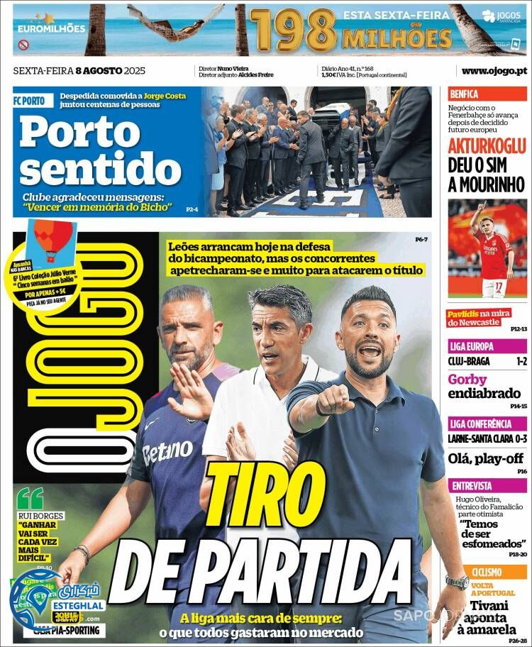 روزنامه ورزشی اوجوگو جمعه 17 مرداد 1404 