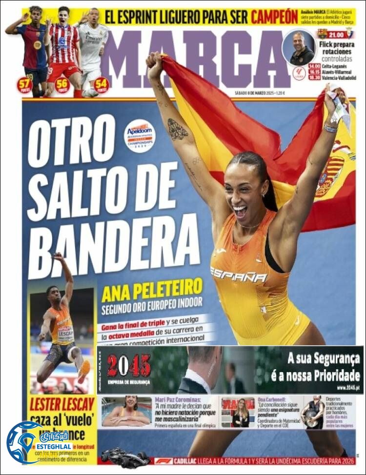 روزنامه  ورزشی  مارکا شنبه 18 اسفند 1403 