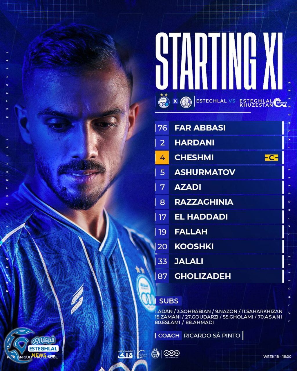 ترکیب استقلال مقابل استقلال خوزستان