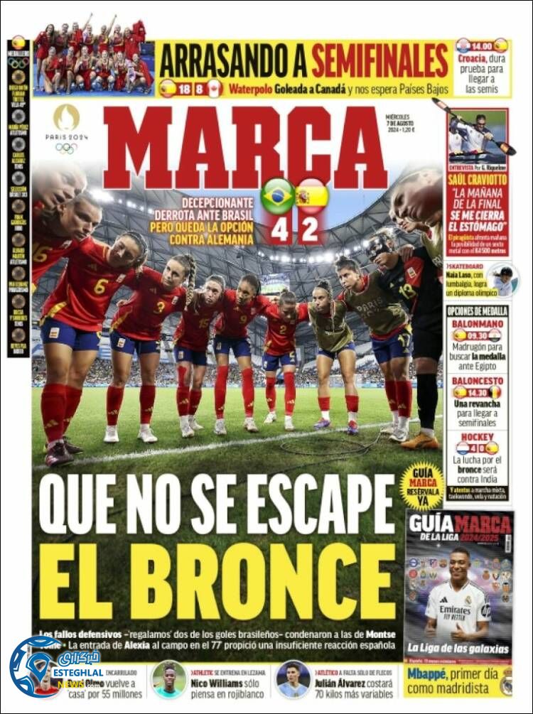 روزنامه ورزشی ملزکا چهارشنبه 17 مرداد 1403 