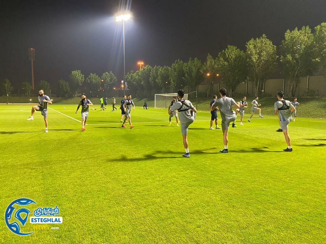 تمرین استقلال در دوحه