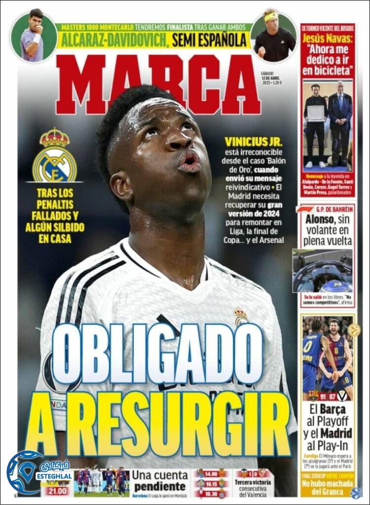 روزنامه ورزشی مارکا شنبه 23 فروردین 1404  