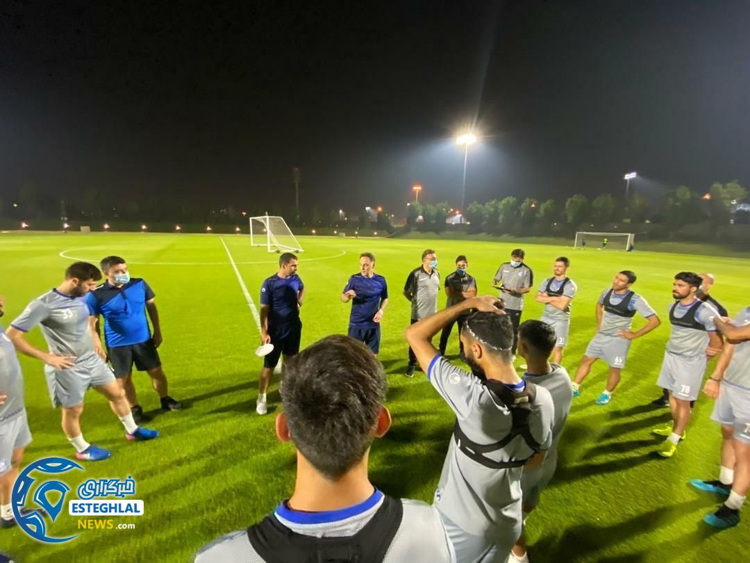 تمرین استقلال در دوحه