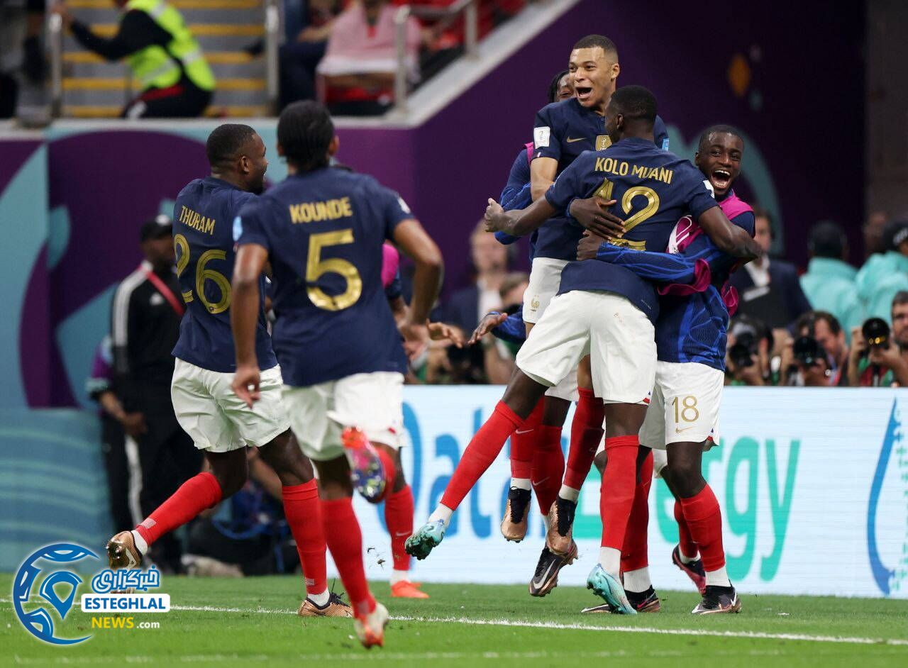فرانسه 2-0 مراکش  