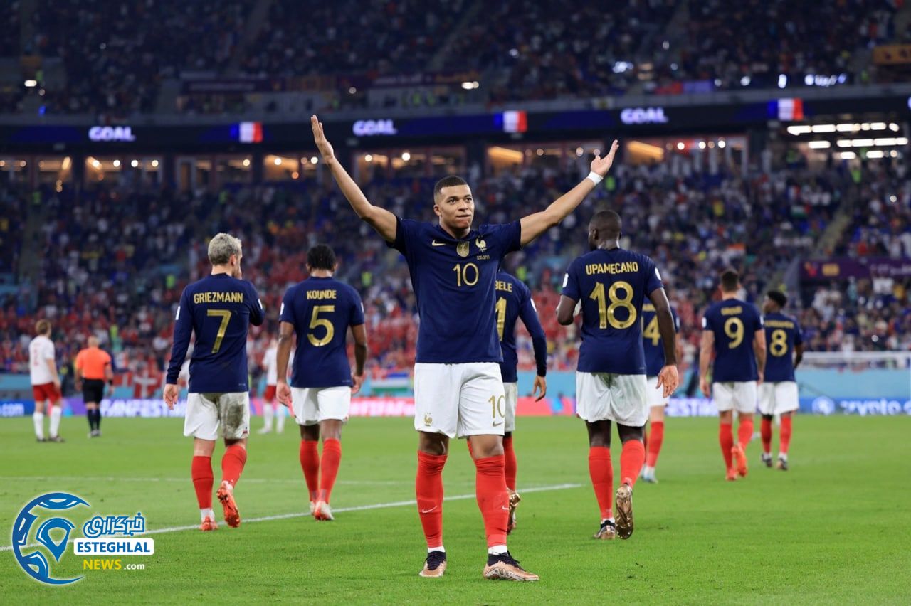 فرانسه 2-1 دانمارک 