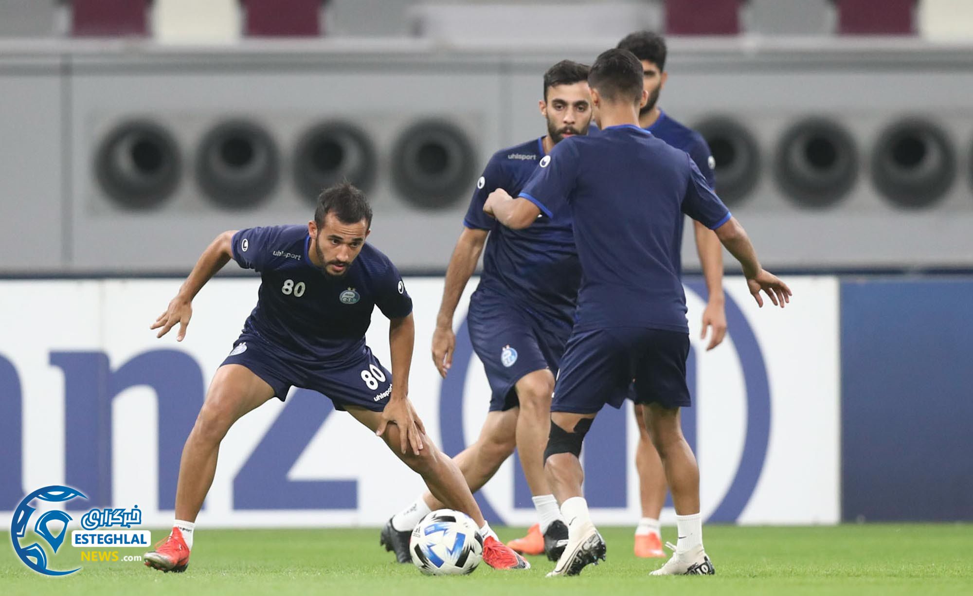 تمرین استقلال در دوحه