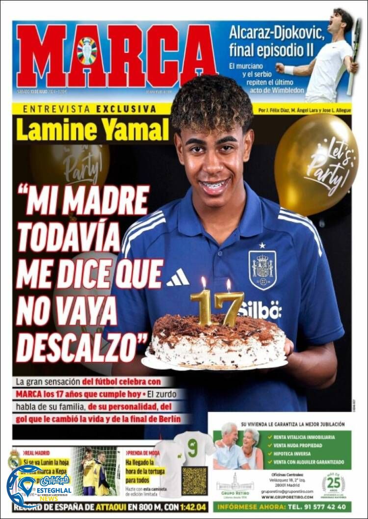 روزنامه ورزشی مارکا شنبه 23 تیر 1403 