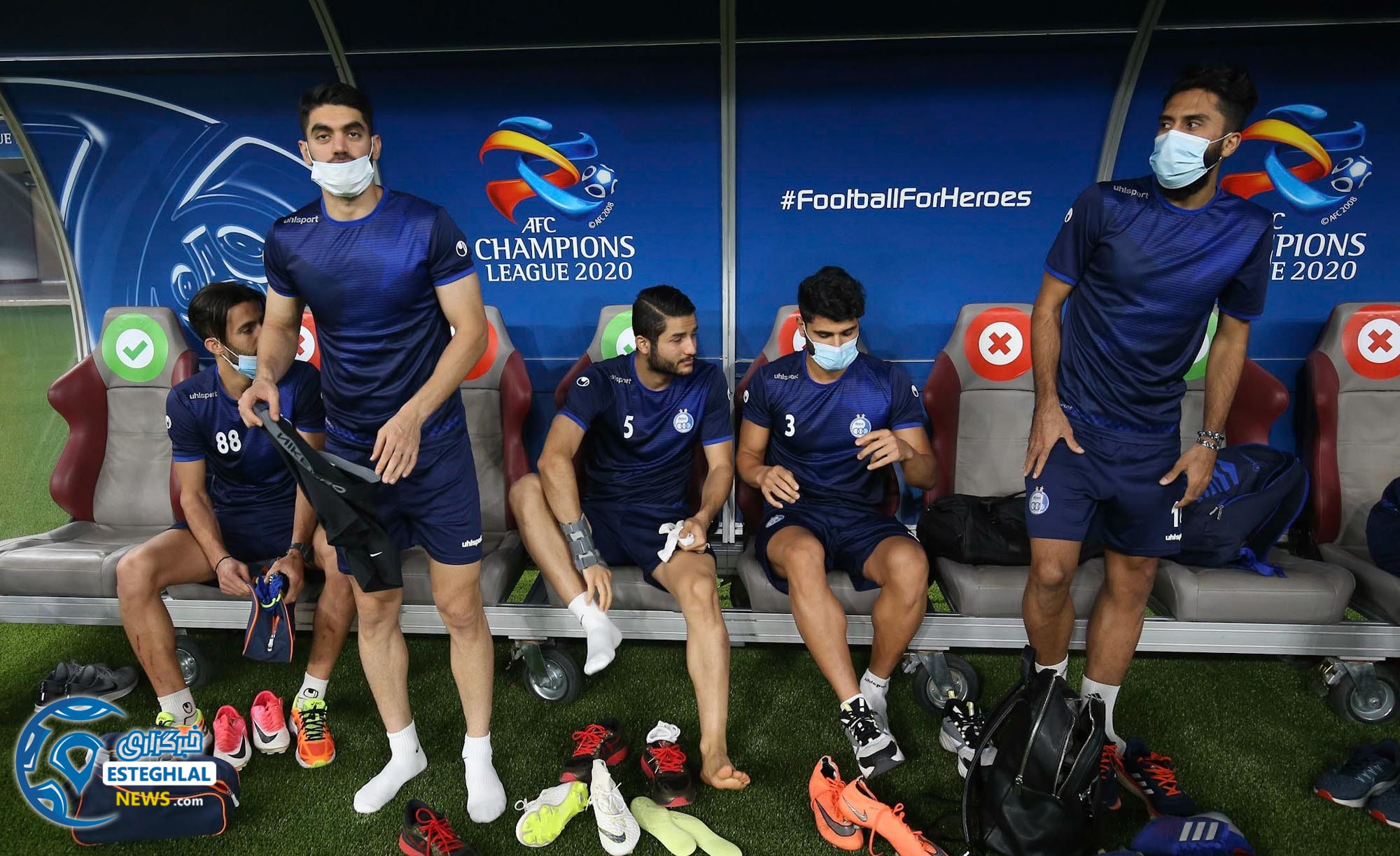 تمرین استقلال در دوحه