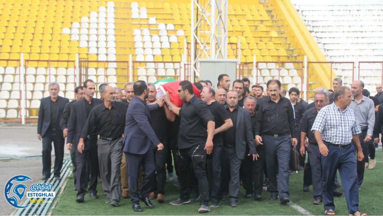 مراسم تشییع پیکر مجید غلام نژاد