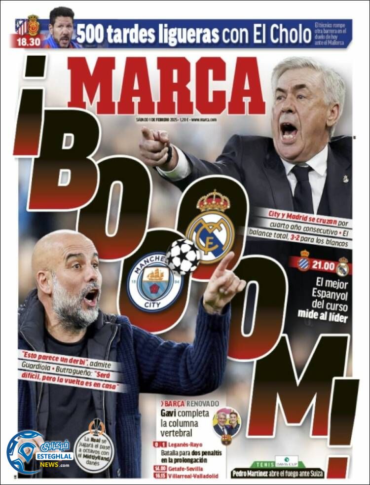 روزنامه ورزشی مارکا شنبه 13 بهمن 1403 