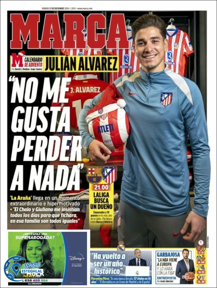 روزنامه ورزشی مارکا شنبه 1 دی 1403 