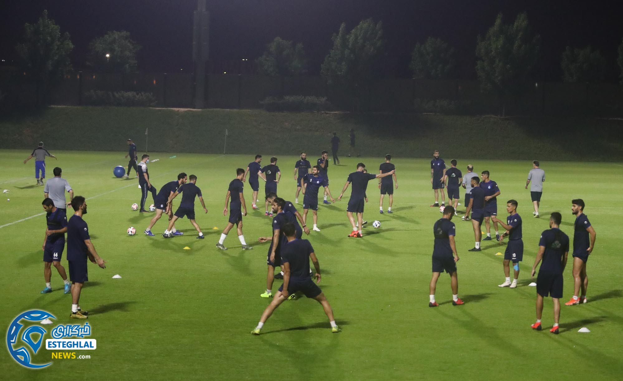 تمرین استقلال در دوحه