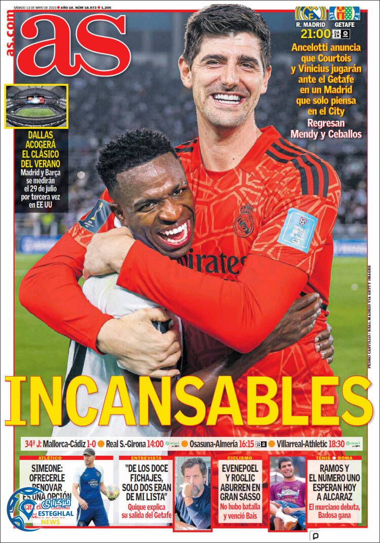 روزنامه ورزشی اکیپ شنبه 23 اردیبهشت 1402 