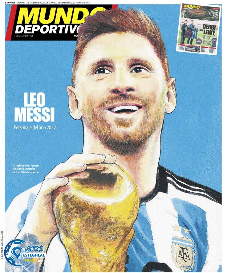 روزنامه ورزشی موندو دپورتیوو شنبه 10 دی 1401 