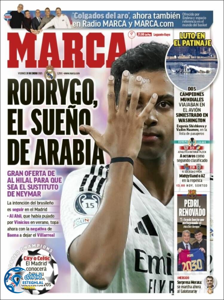 روزنامه ورزشی مارکا جمعه 12 بهمن 1403 