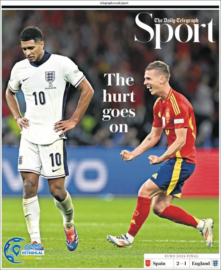 روزنامه ورزشی تلگراف اسپورت دوشنبه 25 تیر 1403 