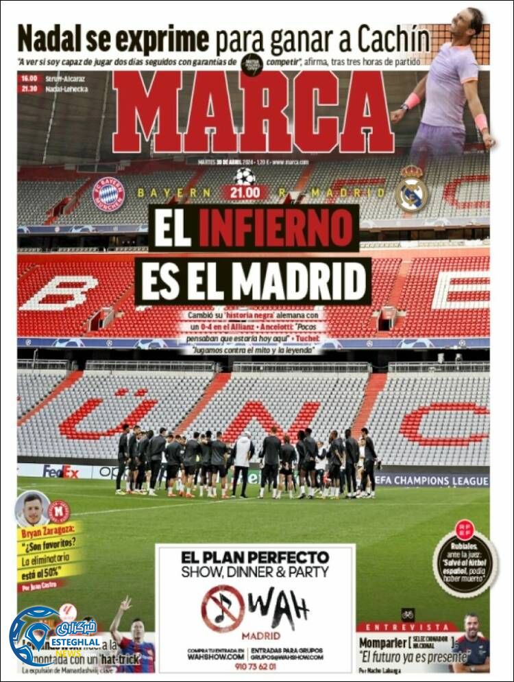 روزنامه ورزشی مارکا سه شنبه 11 اردیبهشت 1403 