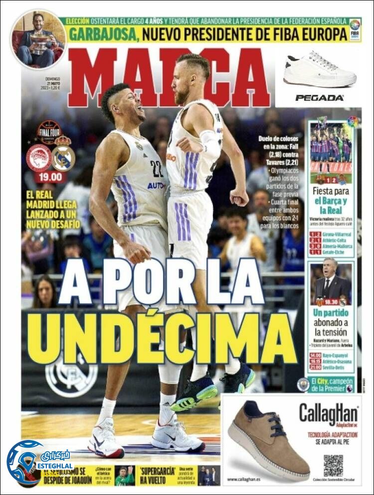 روزنامه ورزشی مارکا یکشنبه 31 اردیبهشت 1402 