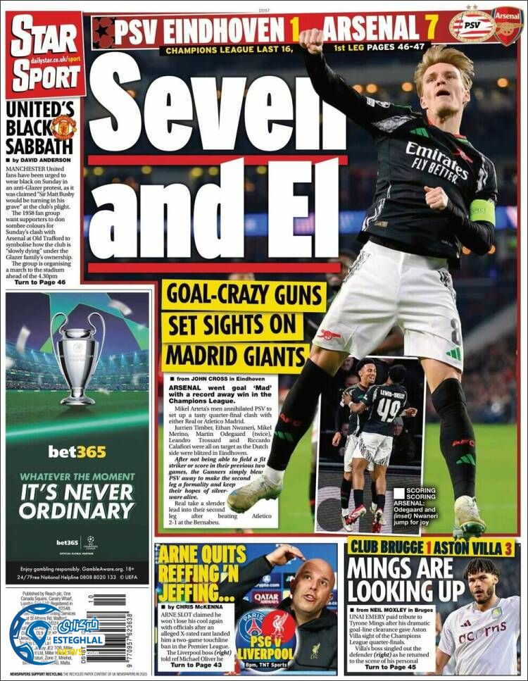 روزنامه ورزشی  استار اسپورت چهارشنبه 15 اسفند 1403 