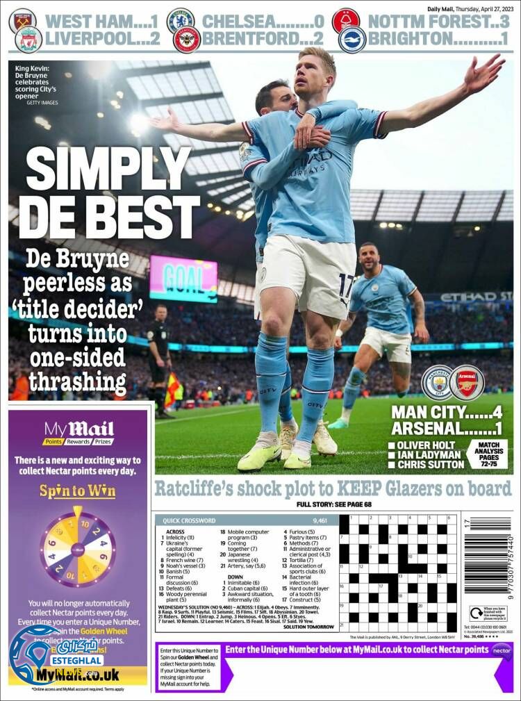 روزنامه ورزشی مایل اسپورت پنجشنبه 7 اردیبهشت 1402 