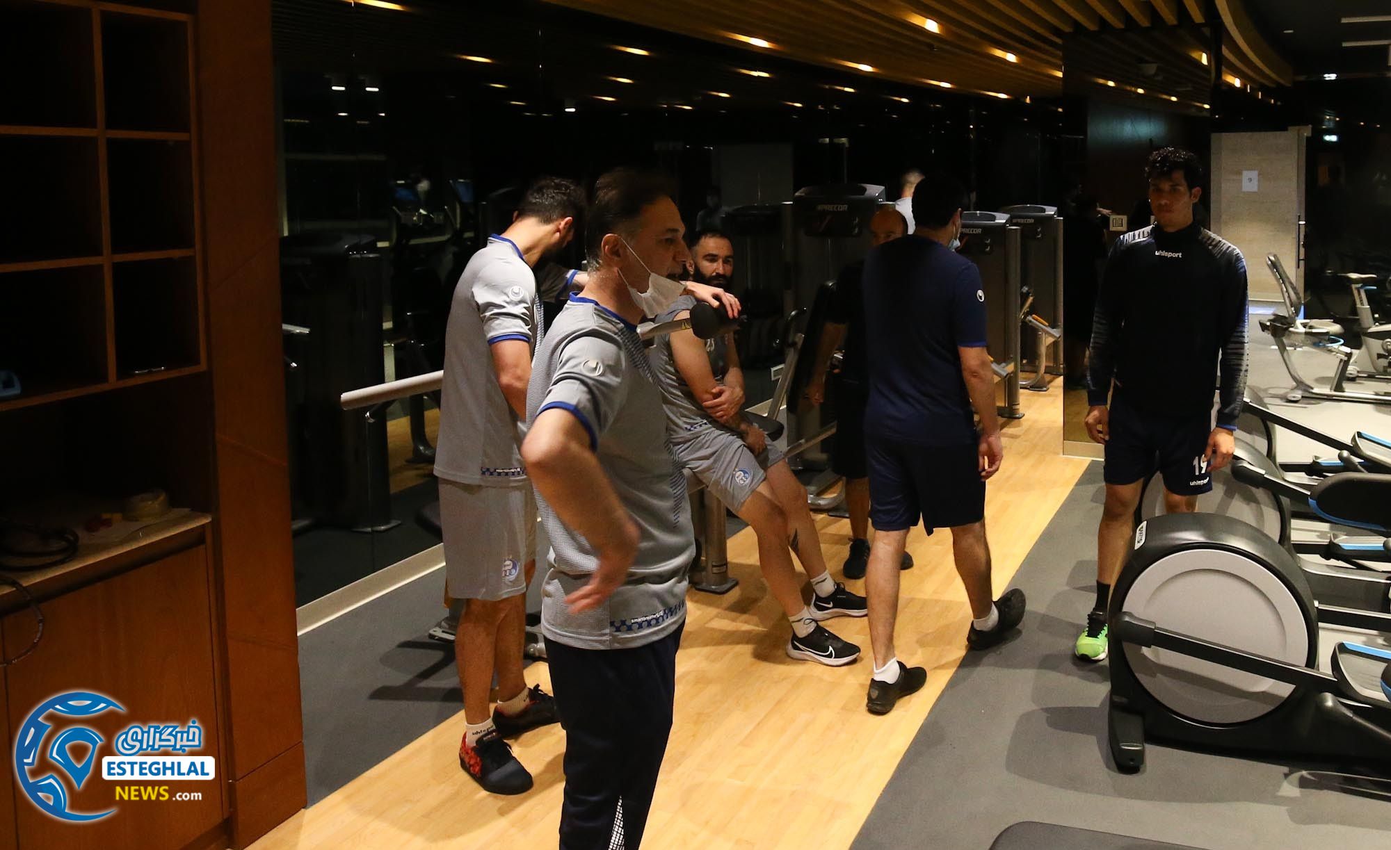 تمرین استقلال در دوحه