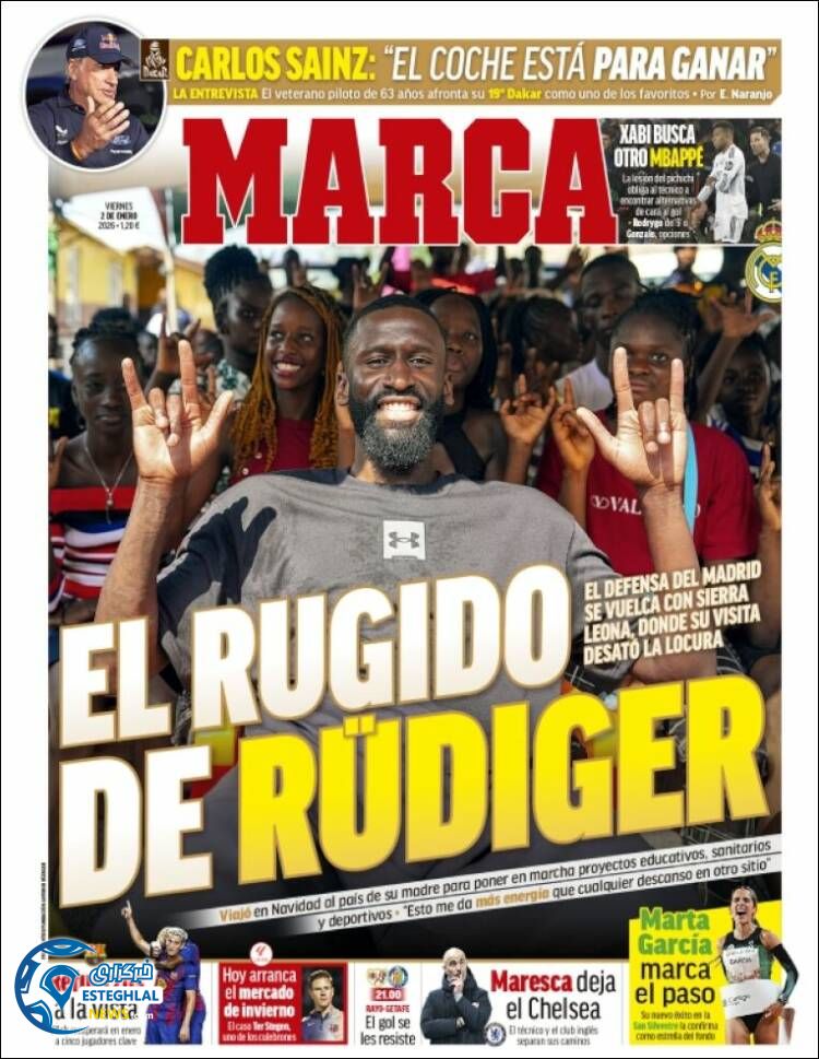 روزنامه ورزشی مارکا  جمعه 12 دی 1404 