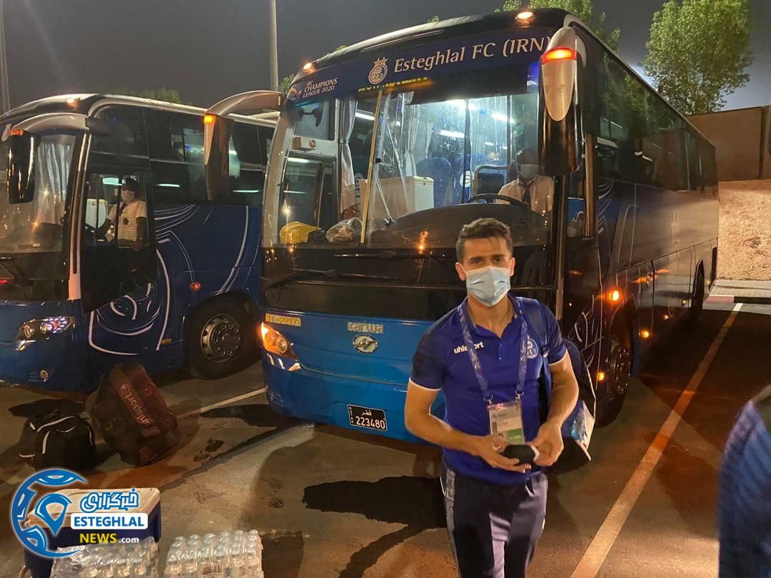 تمرین استقلال در دوحه