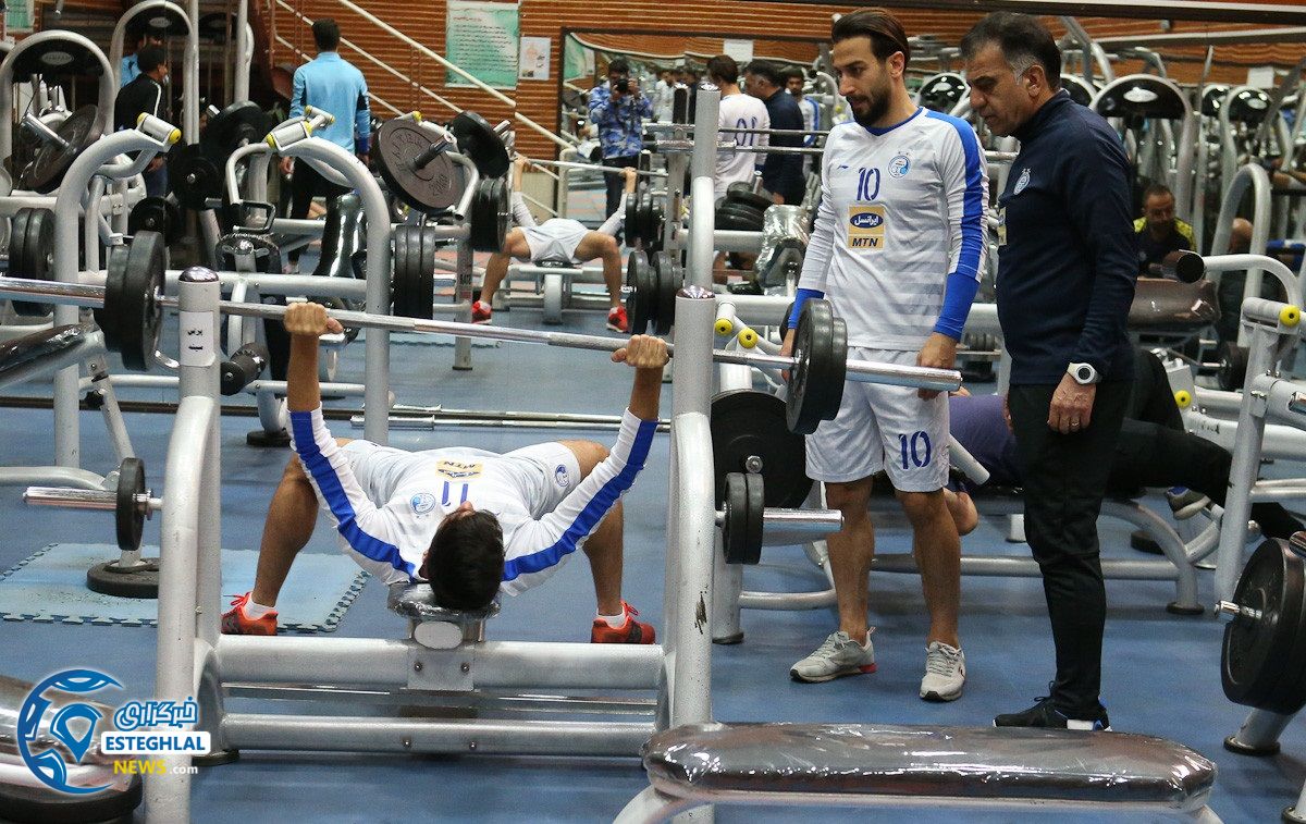 تمرین استقلال 22 بهمن  ماه 97