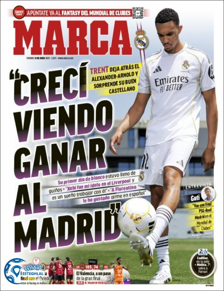 روزنامه ورزشی مارکا جمعه 23 خرداد 1404 