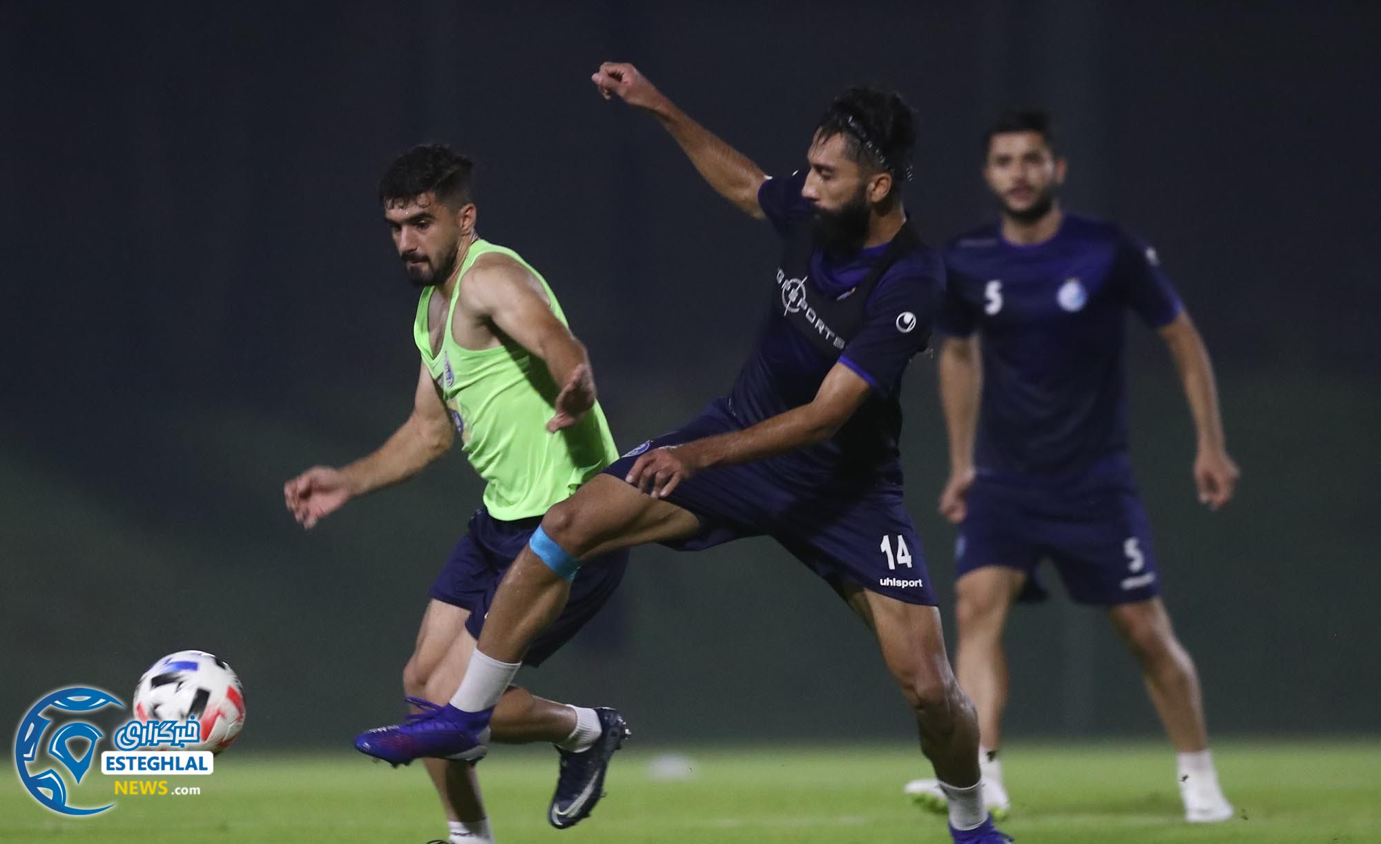 تمرین استقلال در دوحه